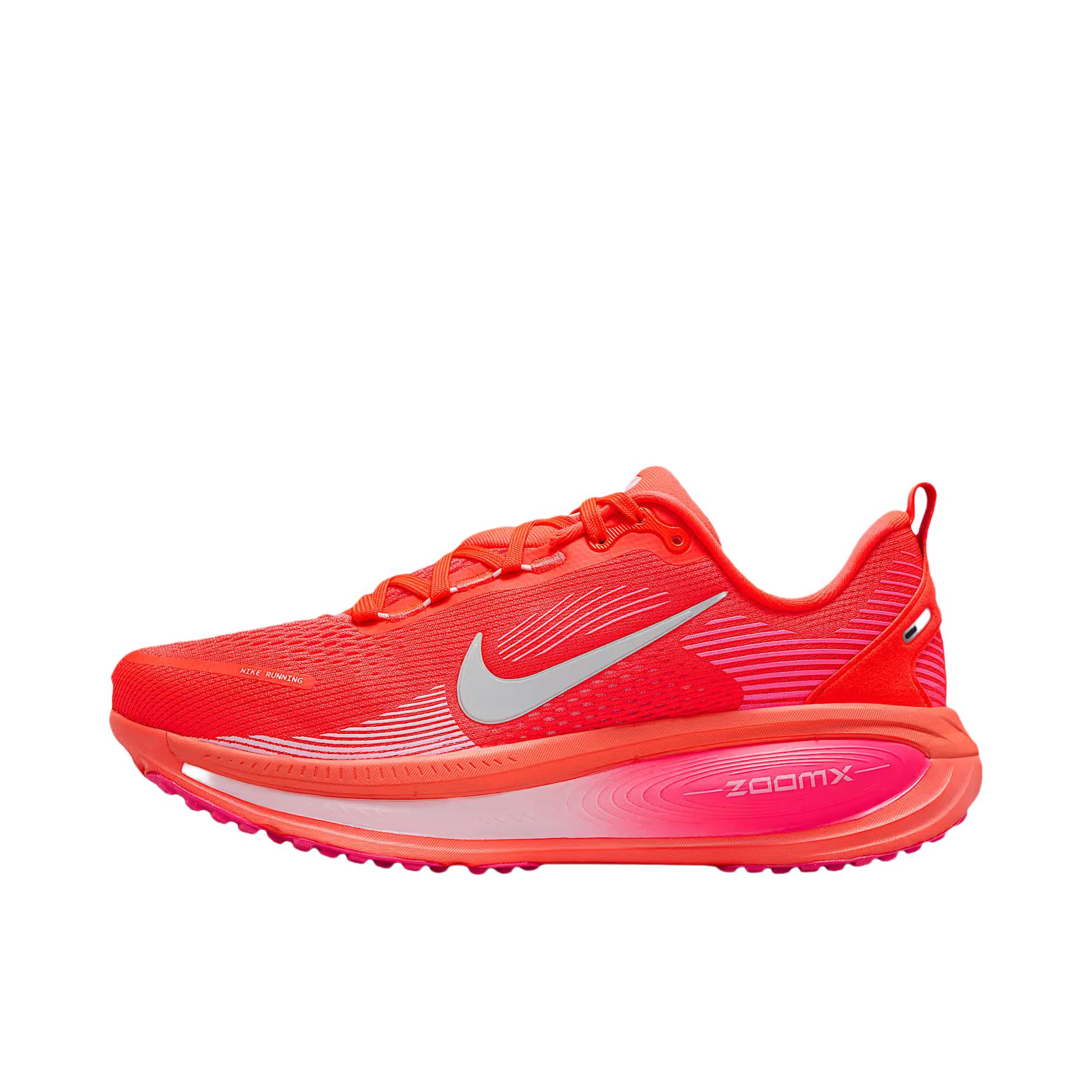 推荐商品：Nike Vomero 18 跑鞋 减震防滑低帮厚底训练轻便短跑贴合防水 红色