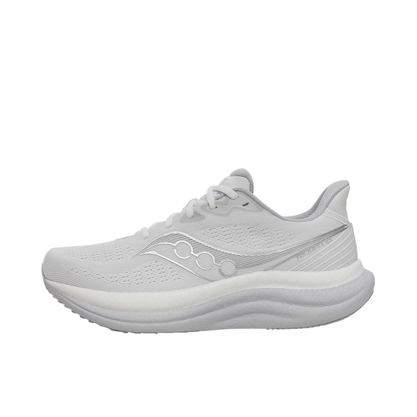 推荐商品：Saucony/索康尼 Triumph 胜利 23 跑鞋 慢跑缓震支撑训练防滑轻便 灰色