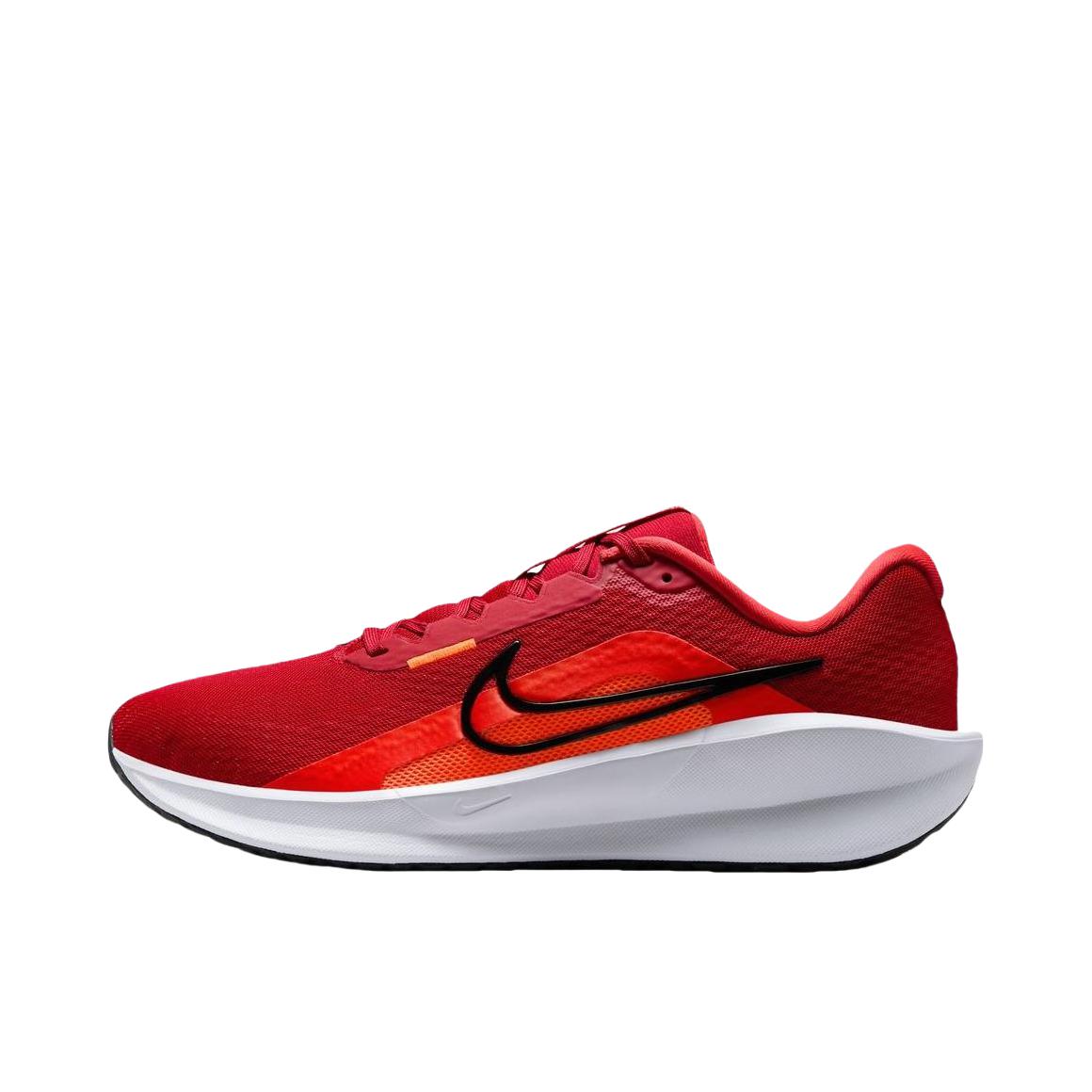 推荐商品：Nike Downshifter 13 跑鞋 减震透气支撑织物短跑轻便训练 红色