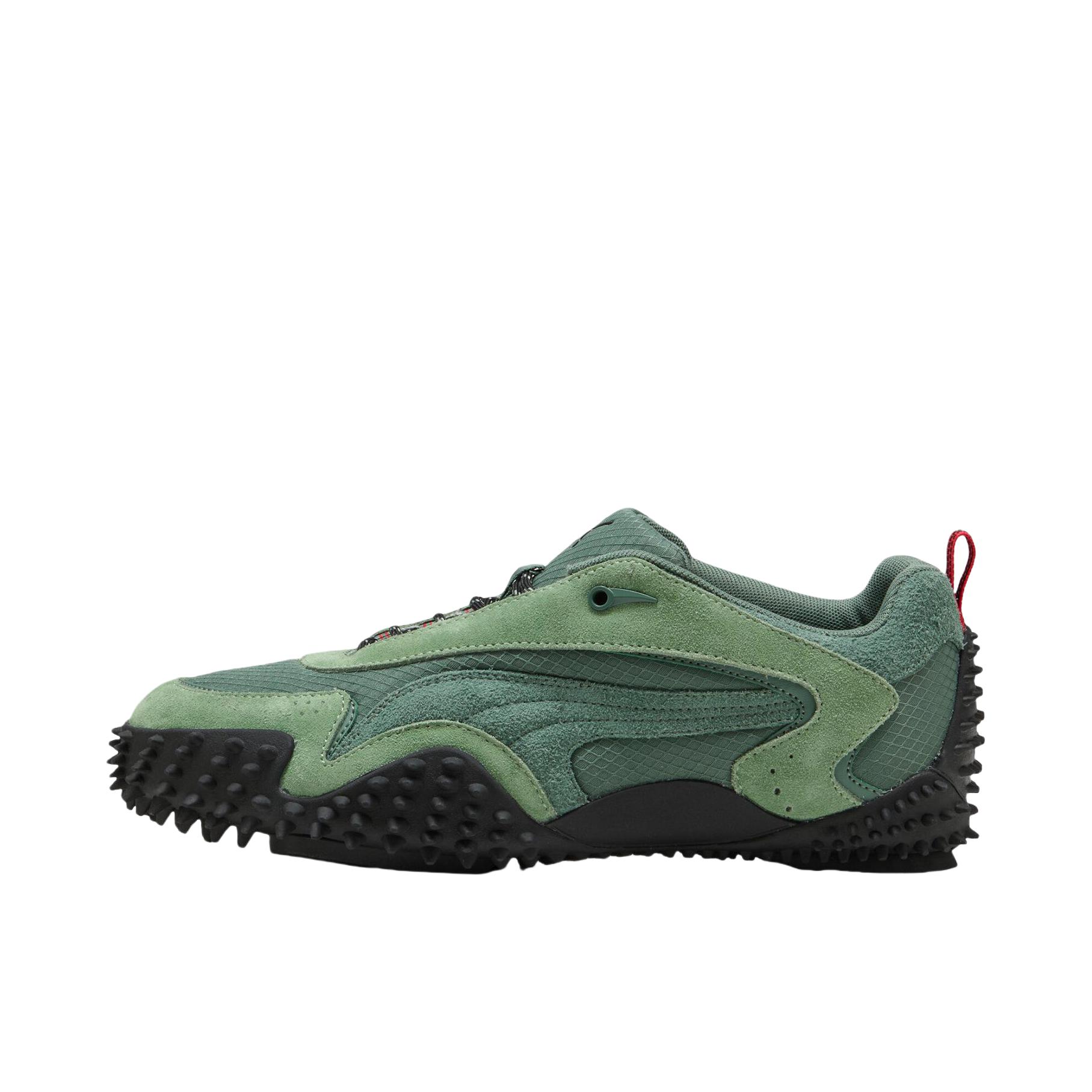 推荐商品：Puma/彪马 Mostro 运动休闲鞋 经典复古防滑耐磨舒适透气圆头网布短跑千禧风薄底贴合 深绿色