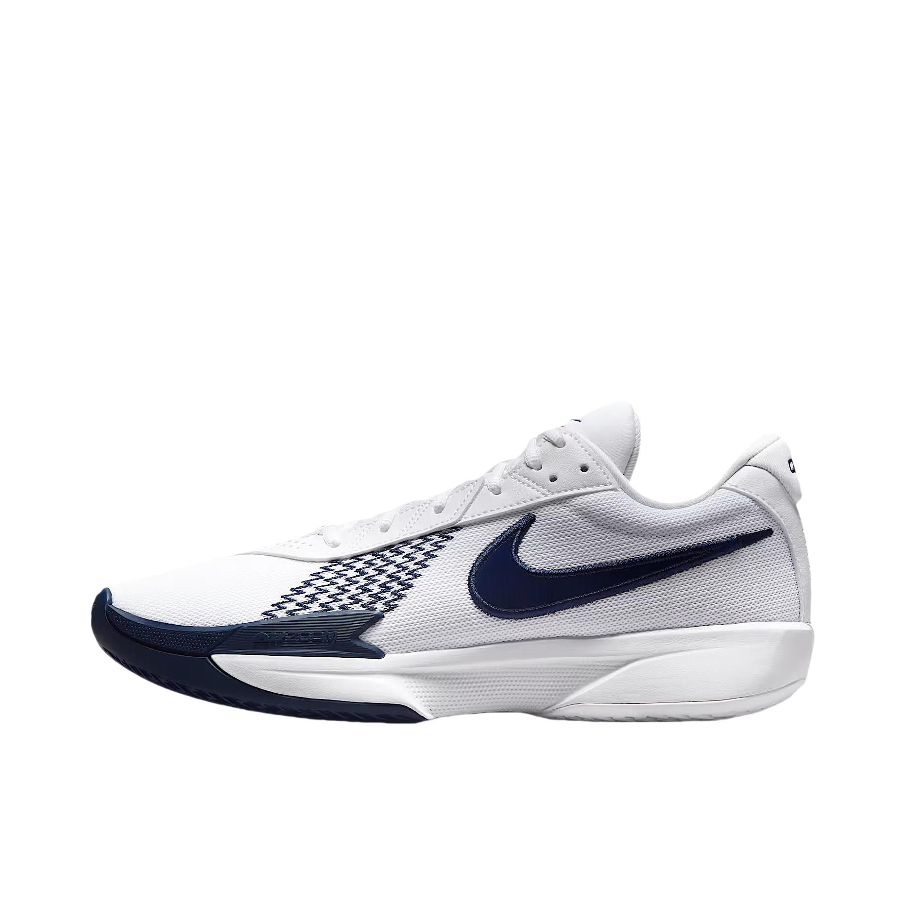 推荐商品：Nike Air Zoom G.T. Cut Academy1 篮球鞋 Renew泡棉缓震防滑耐磨抗扭透气缓冲支撑抓地 白色/蓝色