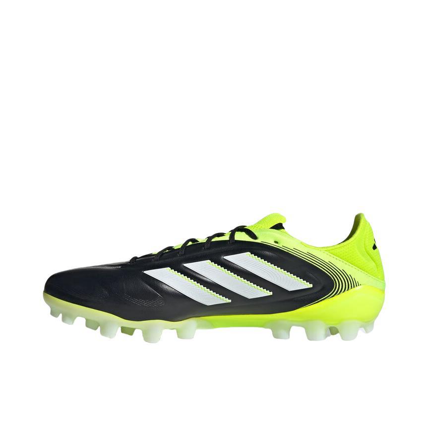 推荐商品：adidas Copa Pure 2 Elite 2G/3G AG 顶级 胶质短钉 人造草地 缓震防滑耐磨 足球鞋 黑色/白色/亮柠檬黄