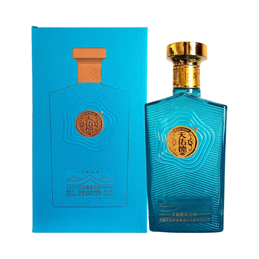 推荐商品：天佑德 昆仑山 优级 白酒 500ml 52度 盒装