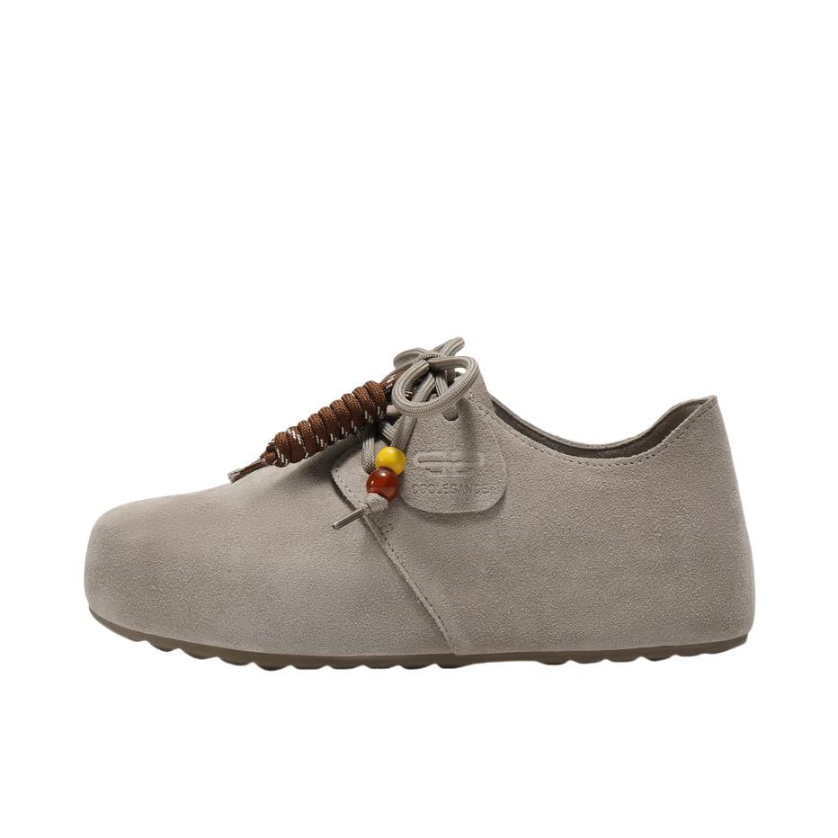 推荐商品：BELLE 松果吐司2代 单鞋 百搭通勤日常简约 灰色