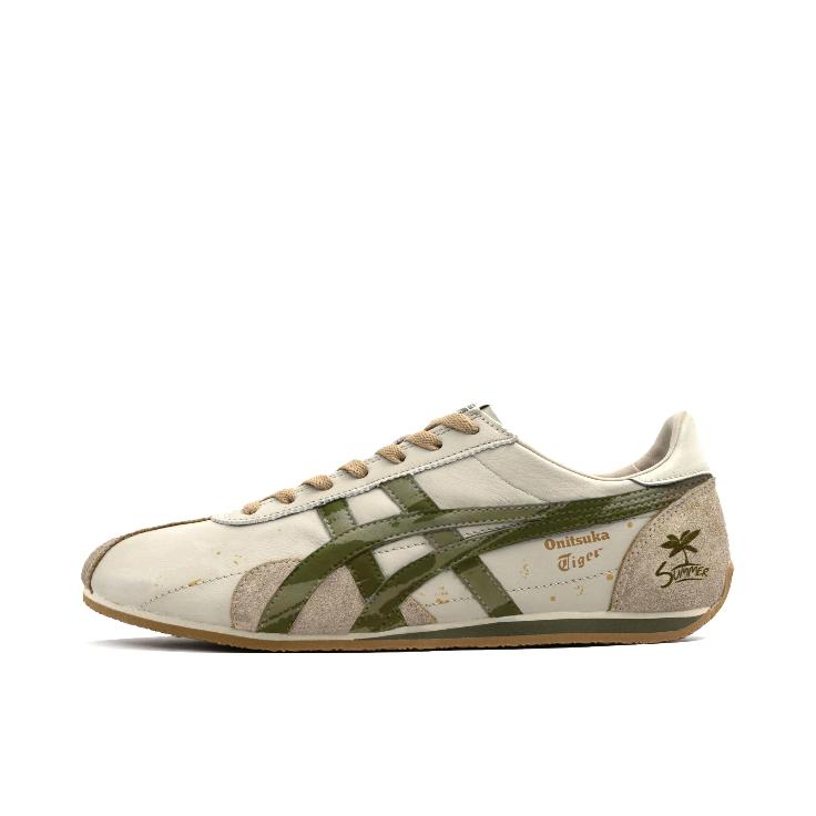 推荐商品：定制款 Onitsuka Tiger/鬼塚虎 Runspark 章鱼派对 运动休闲鞋 百搭情侣低帮减震 海边棕榈
