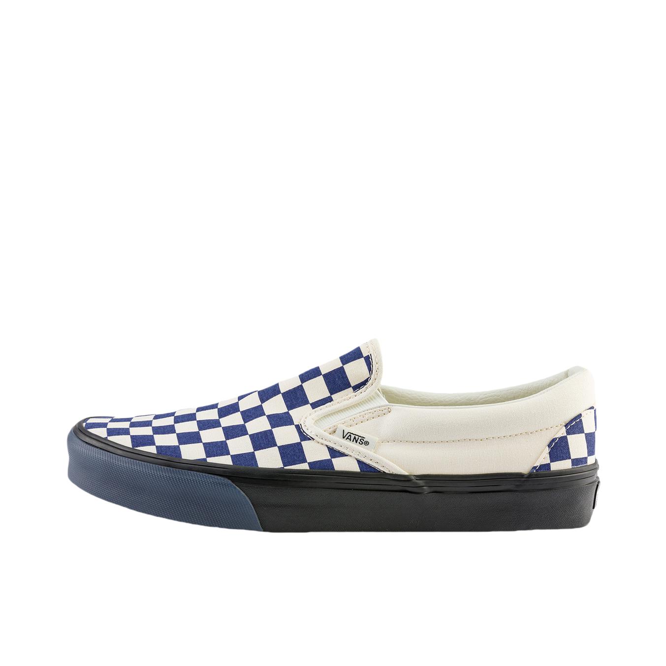 推荐商品：Vans/范斯 Classic Slip-on 防滑 简约 棋盘格 一脚蹬 百搭 休闲 帆布鞋 蓝色/白色/棋盘格/黑色