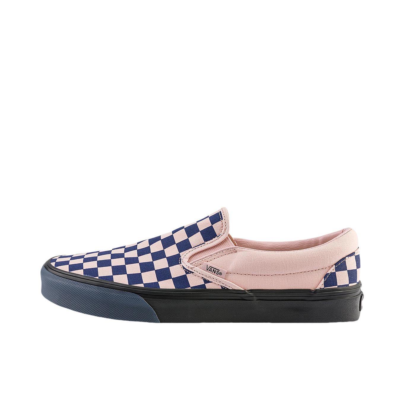 推荐商品：Vans/范斯 Classic Slip-on 防滑 简约 棋盘格 一脚蹬 百搭 休闲 帆布鞋 粉色/蓝色/棋盘格