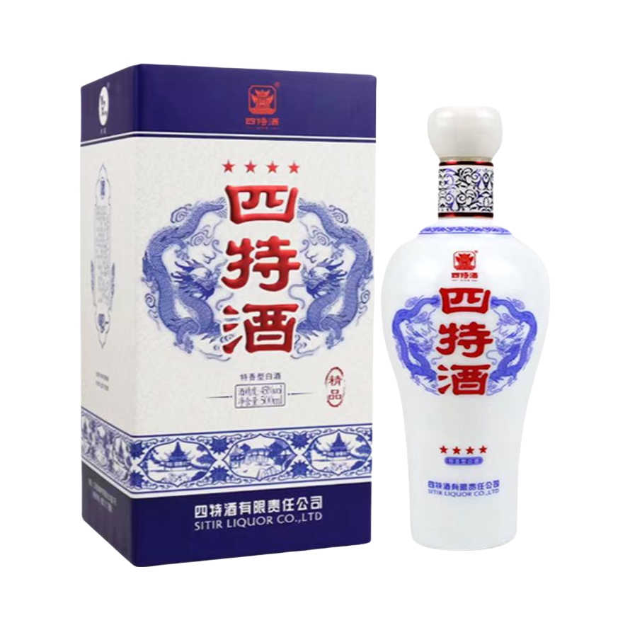 推荐商品：四特 四星 白酒 500ml 52度 盒装 特香型纯粮