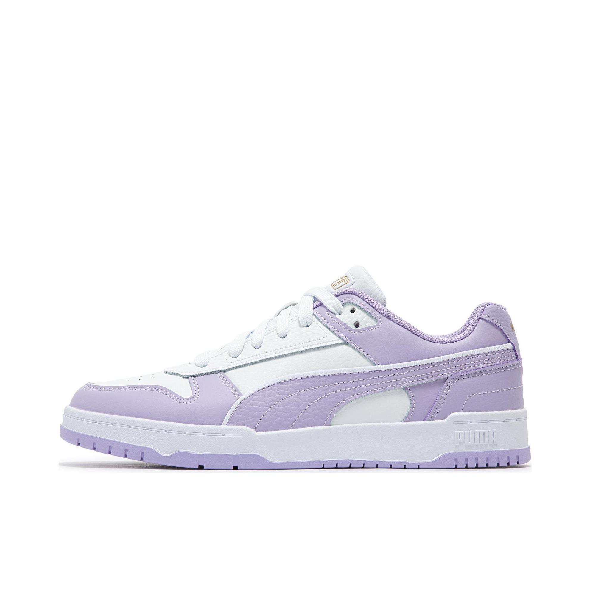 推荐商品：Puma/彪马 RBD Game 板鞋 时尚潮流轻便透气防滑耐磨复古休闲薄底篮球风 紫色/贝母白