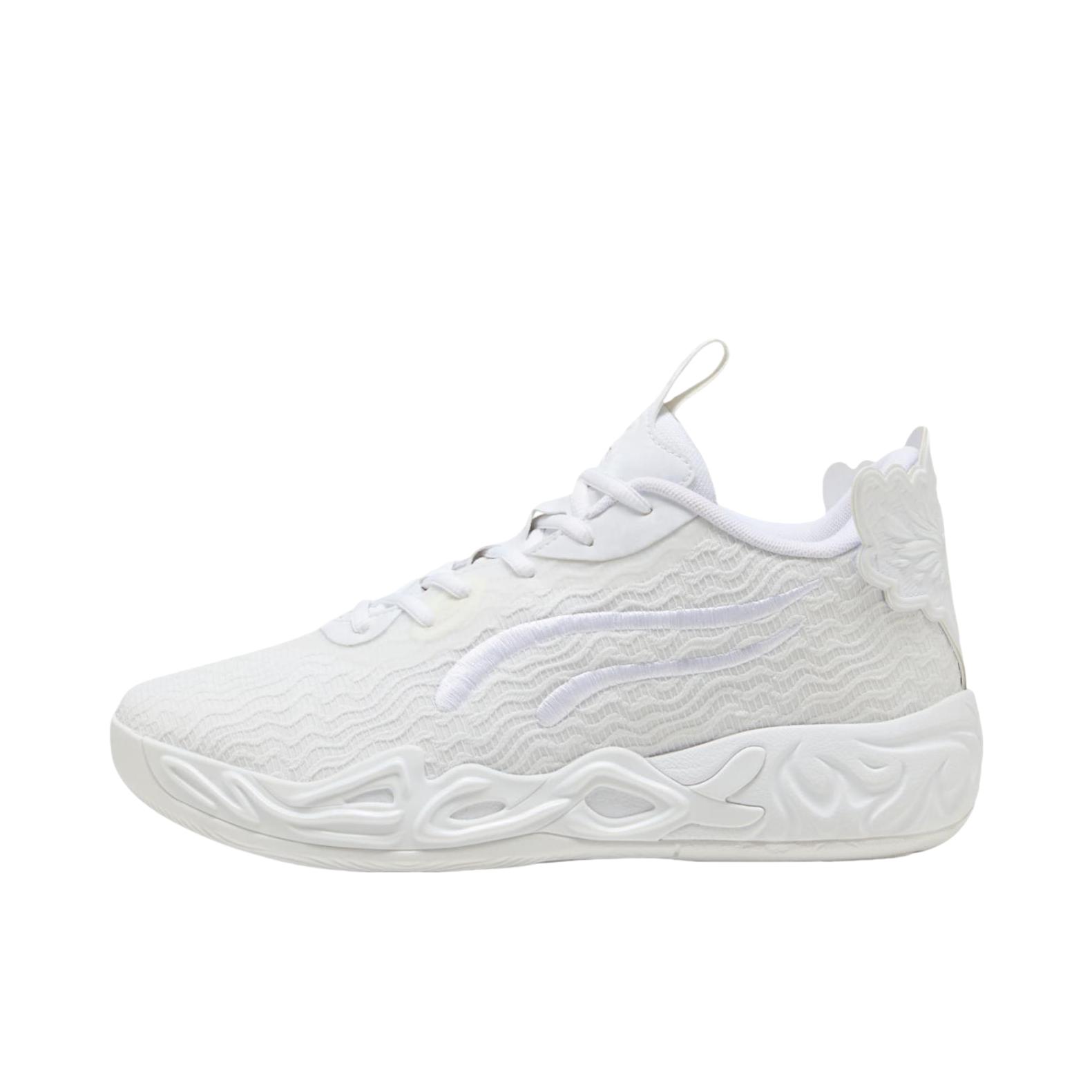 推荐商品：Puma/彪马 MB.04 鲍尔4 防滑耐磨 缓震 舒适透气 篮球鞋 LaMelo Ball联名/白色