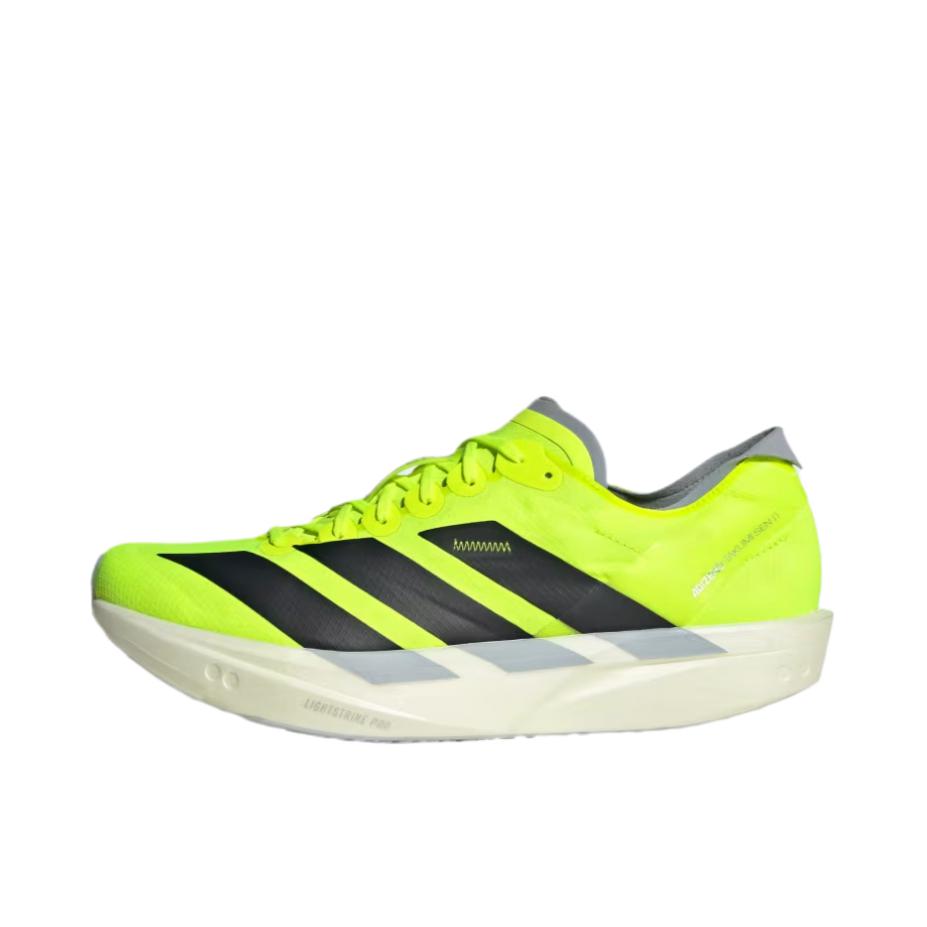 推荐商品：adidas ADIZERO TAKUMI SEN 11 跑鞋 LIGHTSTRIKE PRO科技玻纤柱专业竞速训练 马拉松贴合缓震 绿色 