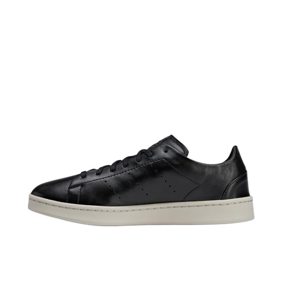 推荐商品：adidas Originals Stan Smith 板鞋 减震透气轻便低帮包裹性 黑色/米色