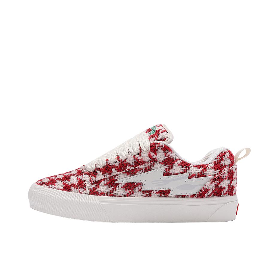 推荐商品：DUEPLAY 板鞋 织物百搭简约舒适 DUD622703 千鸟格白