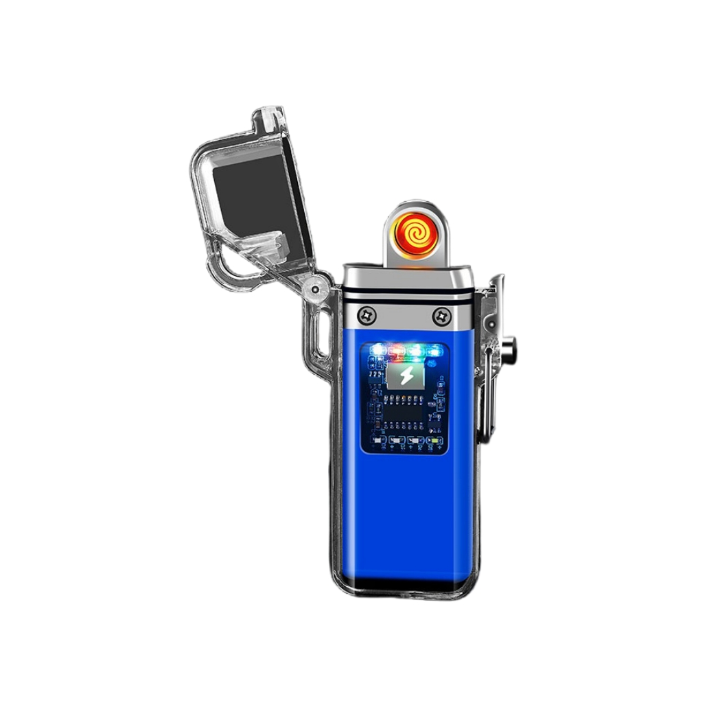 推荐商品：焦点 机甲风格USB充电便携防水打火机