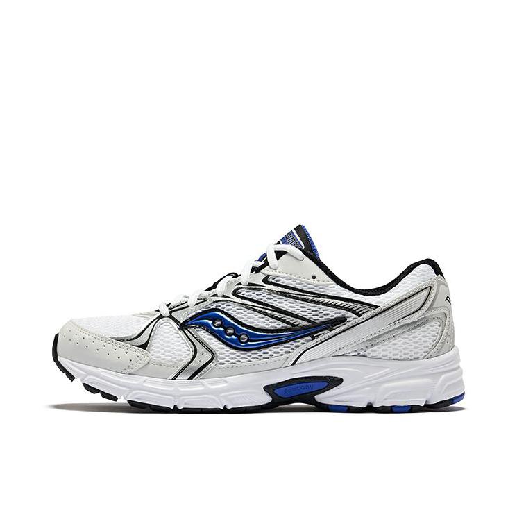 推荐商品：Saucony/索康尼 Ride Millennium 驭途 复古 系带 舒适缓震 防滑耐磨 网布 跑鞋 白兰色