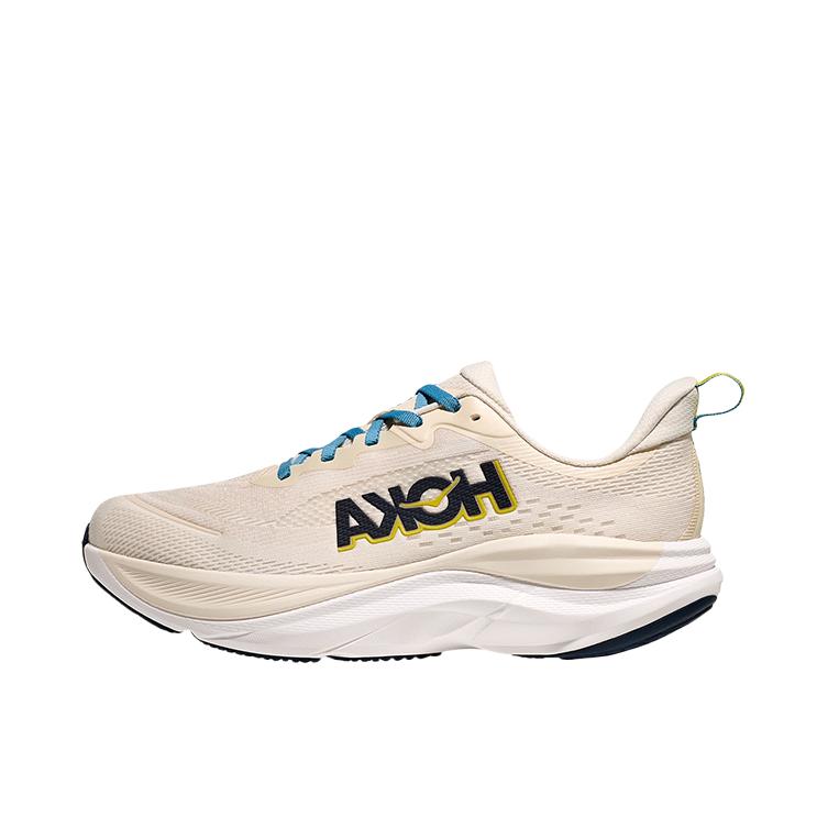 推荐商品：HOKA ONE ONE SKYFLOW 缓震回弹 防滑耐磨 舒适透气 公路 系带 稳定 跑鞋 桦木白/石膏白