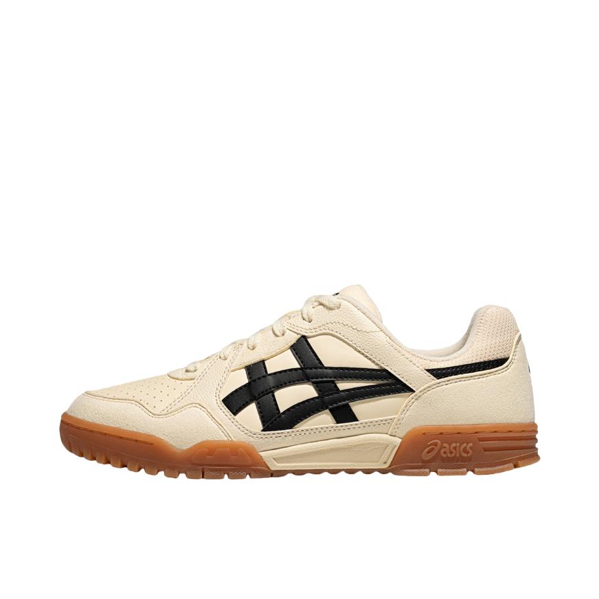 推荐商品：Asics/亚瑟士 COURT MZ 3.0 板鞋 情侣复古运动厚底 米色/黑色
