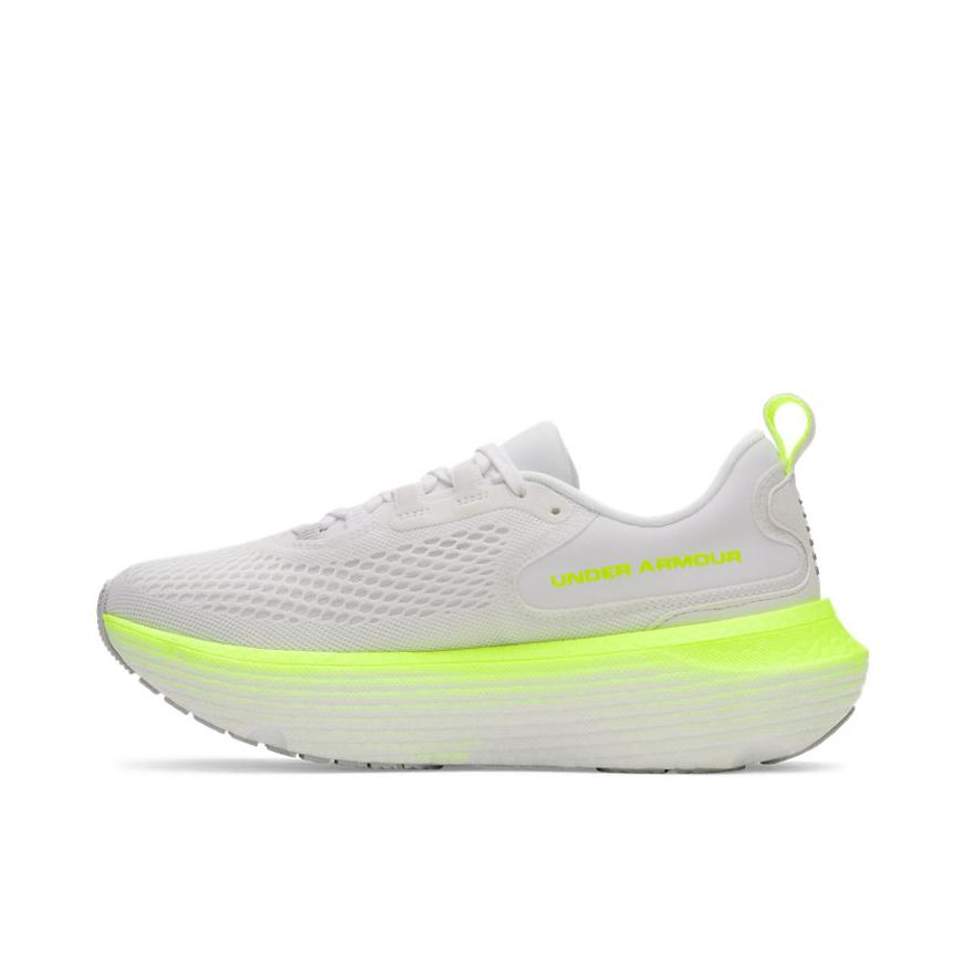 推荐商品：Under Armour/安德玛 Infinite Elite 2 防滑耐磨 舒适回弹 减震轻便 低帮 百搭潮流 跑鞋 女款/白色/黄色