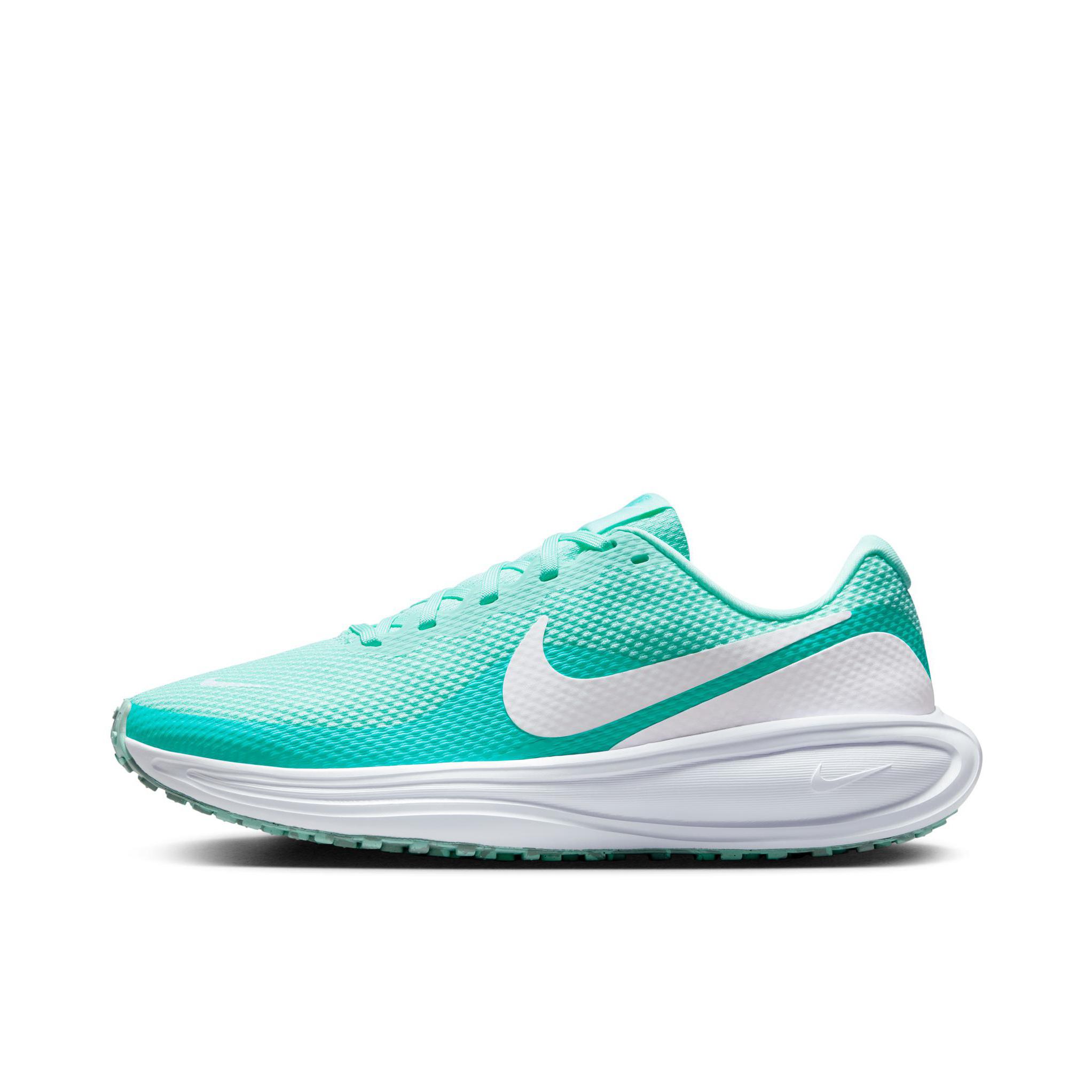 推荐商品：Nike Revolution 8 跑鞋 网布百搭防滑耐磨低帮缓震训练网面回弹轻便春夏支撑短跑贴合圆头 泡沫薄荷绿/漂白宝石绿/白色/大炮灰