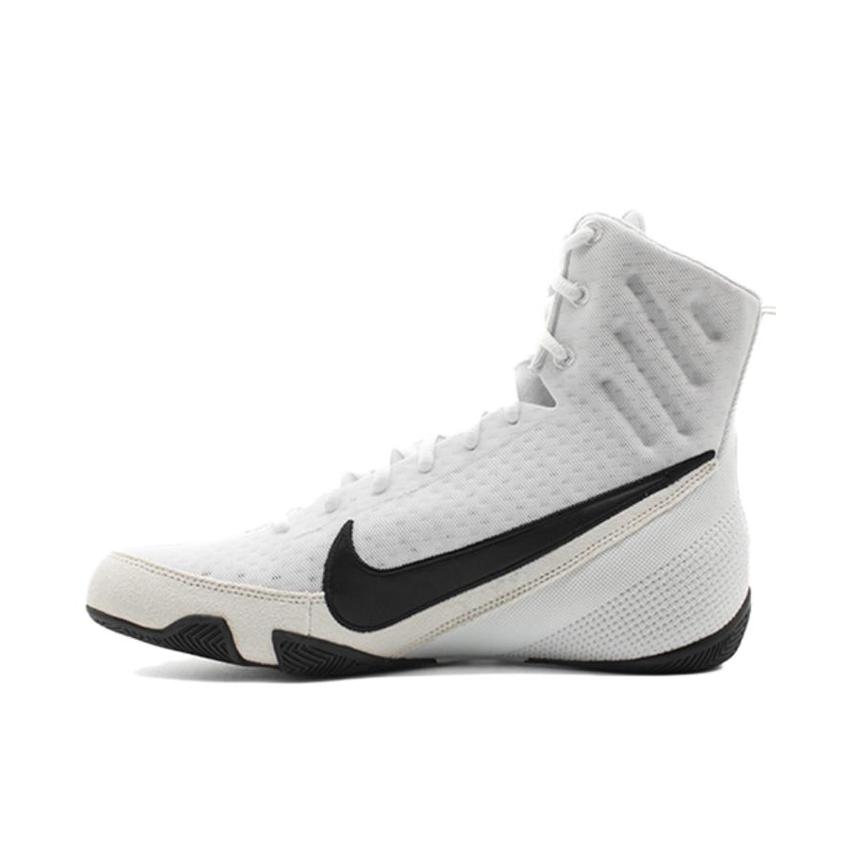 推荐商品：Nike MACHOMAI 3 Ring 训练鞋 拳击鞋 百搭防滑耐磨高帮 白色/黑色
