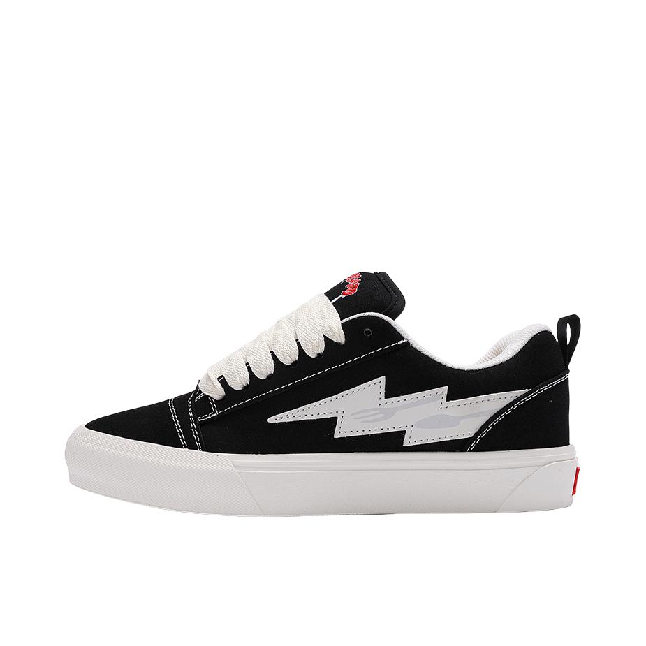 推荐商品：Faterri 板鞋 小香风复古橡胶运动风 FTR-D6228 黑色/白色