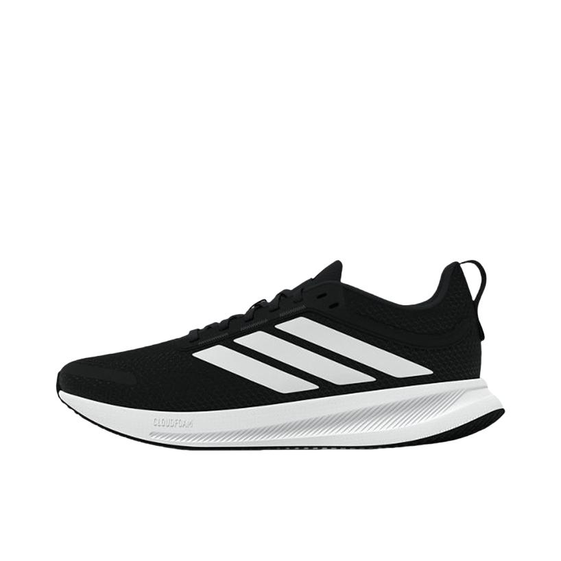 推荐商品：adidas Runblaze 跑鞋 透气户外训练运动减震 黑色/亮白色
