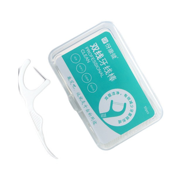 推荐商品：伢康健 双线牙线棒 高效清洁