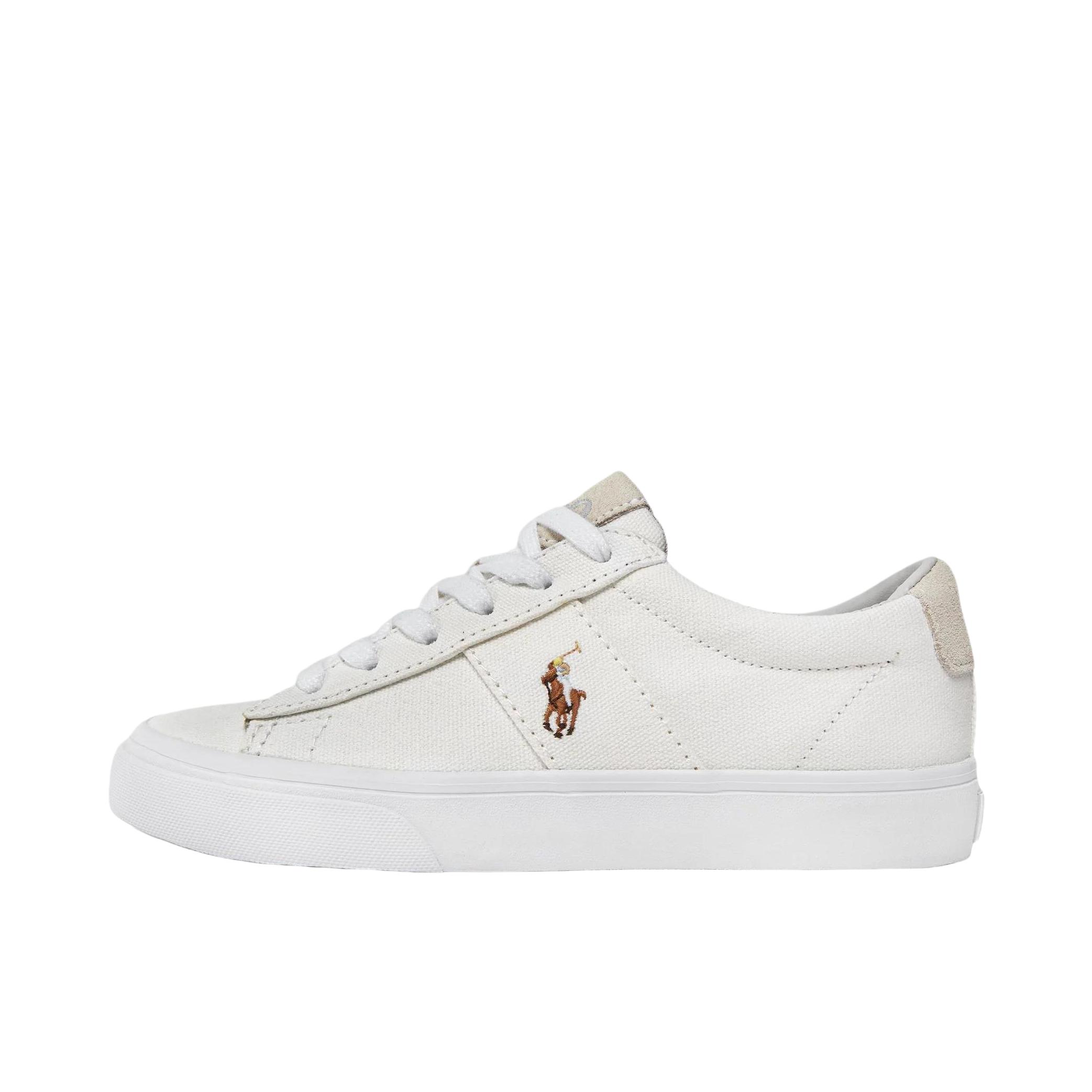 推荐商品：Ralph Lauren 时尚平底 休闲鞋  白色