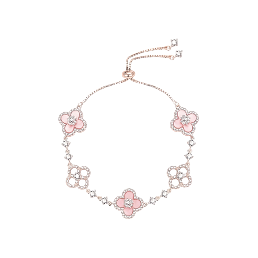 推荐商品：翠如雅 幸运四叶草森系合金手链 RYSS112