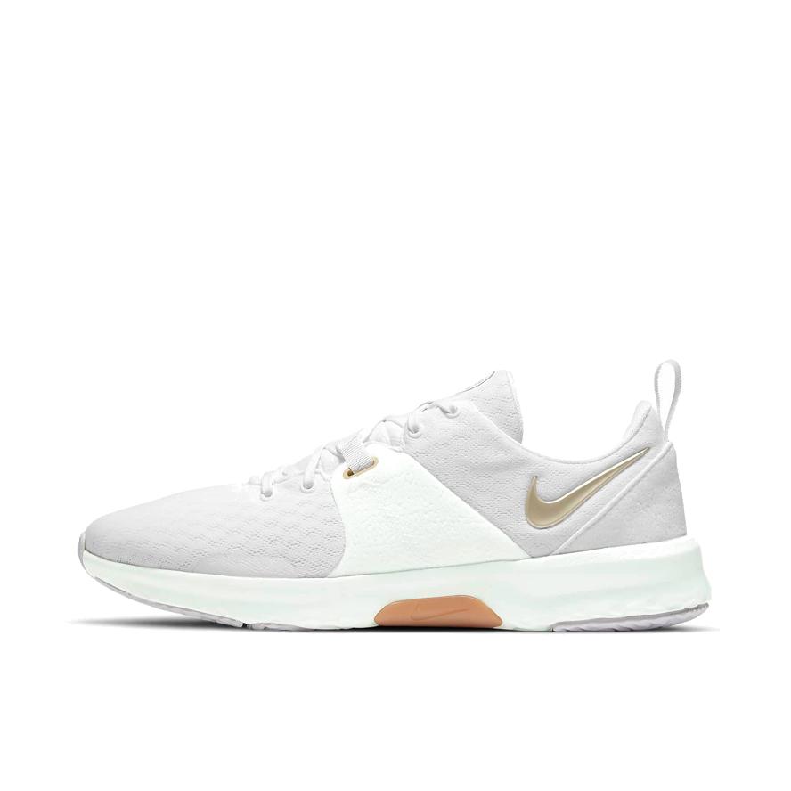 推荐商品：Nike City Trainer 3 减震 防滑 训练鞋 米白/金色