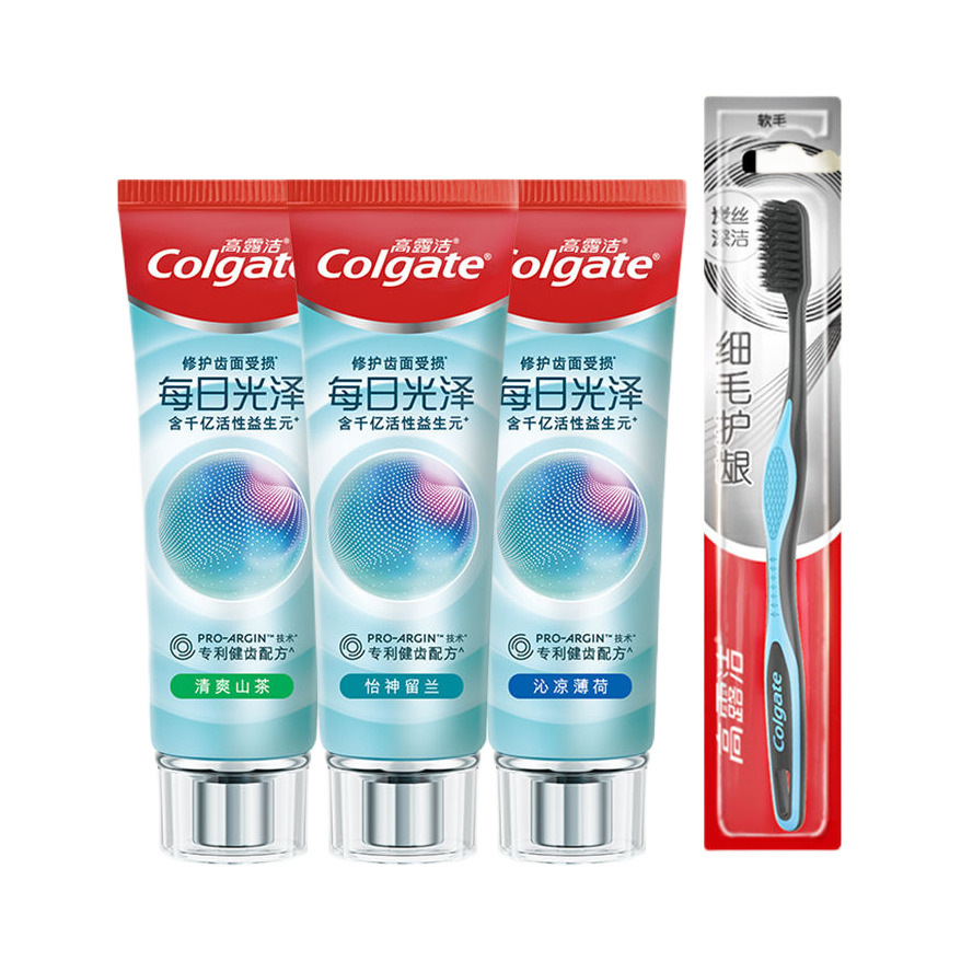 推荐商品：Colgate/高露洁 薄荷山茶留兰护龈口腔护理套装 深层清洁