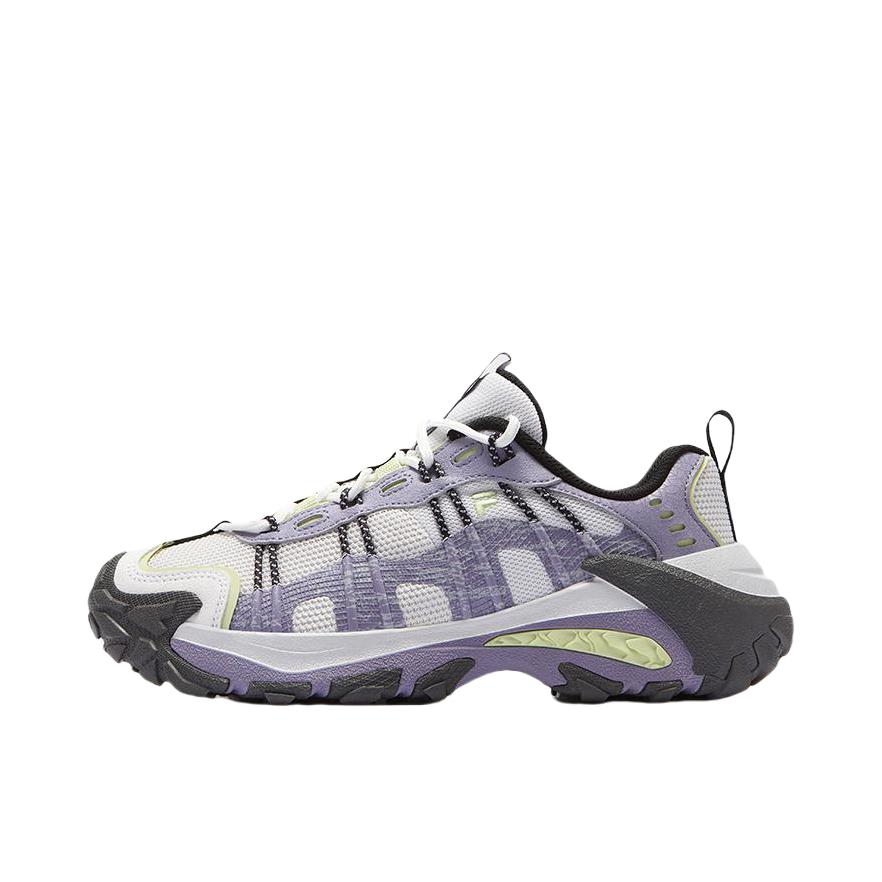 推荐商品：【赵露思同款】 FILA/斐乐 EXOCET II 运动休闲鞋 户外鞋 登山鞋 徒步鞋 百搭低帮耐磨舒适 女款/白中白/灰熏紫
