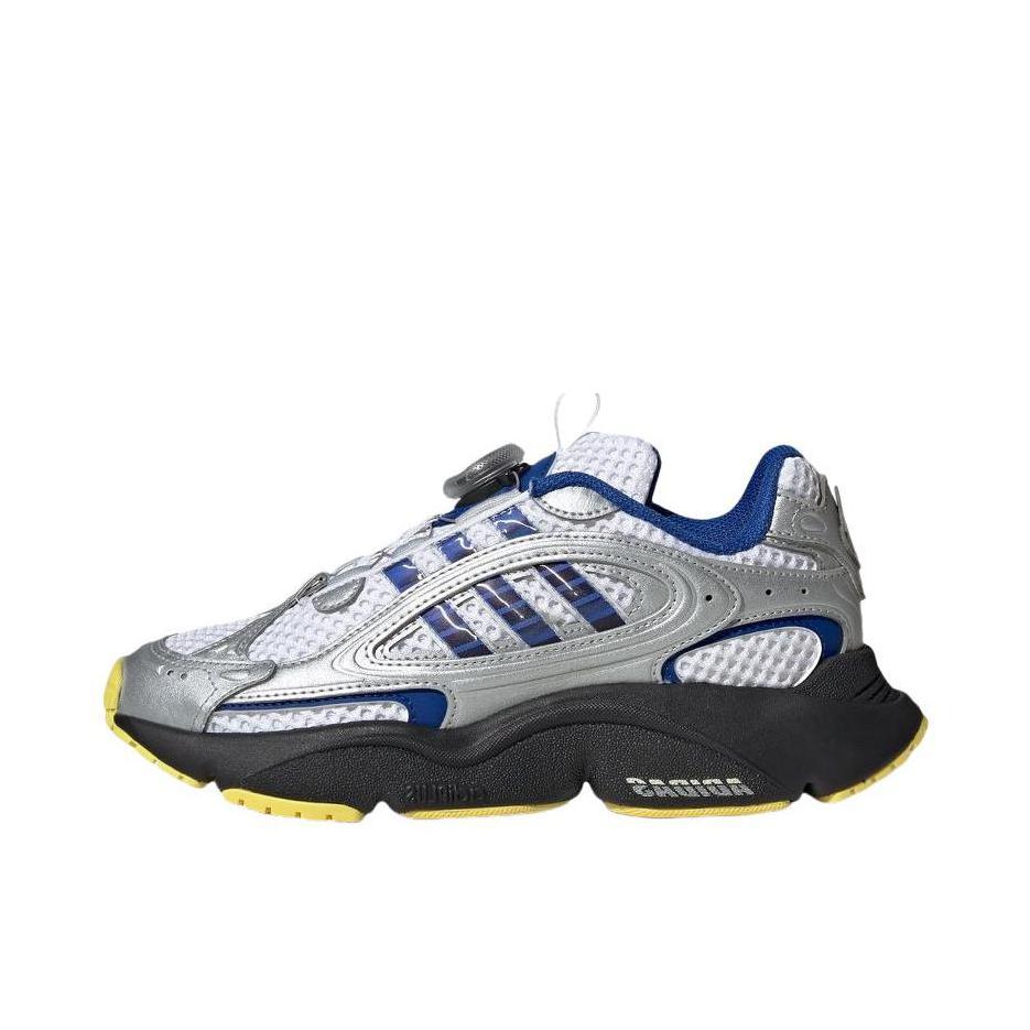 推荐商品：adidas Originals Ozmillen 舒适缓震 网面 防滑耐磨 复古 运动休闲鞋 老爹鞋 大童/金属银/皇家蓝/黑色