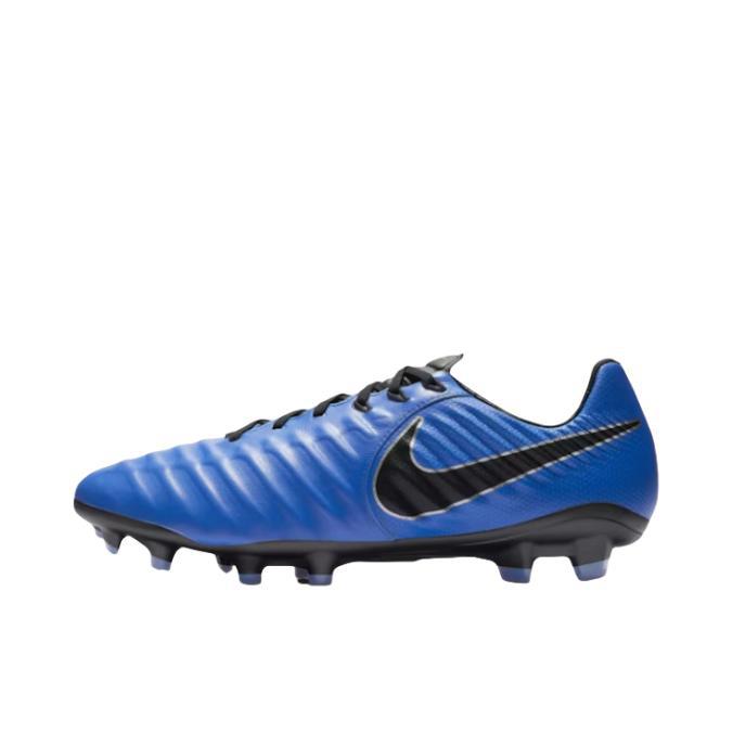 推荐商品：Nike Tiempo Legend 7 SR4 FG 顶级 胶质长钉 天然草地 防滑耐磨 足球鞋 Racer Blue/Black 蓝色