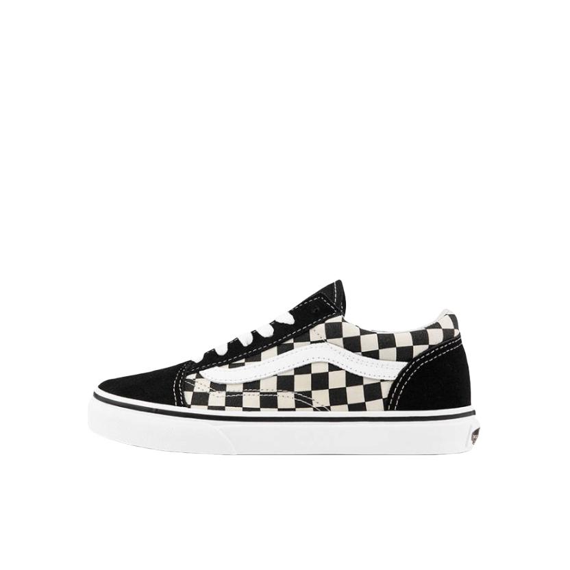 推荐商品：Vans/范斯 Old Skool 魔术贴 防滑耐磨 减震 软底 板鞋儿童 小童/黑白棋盘格
