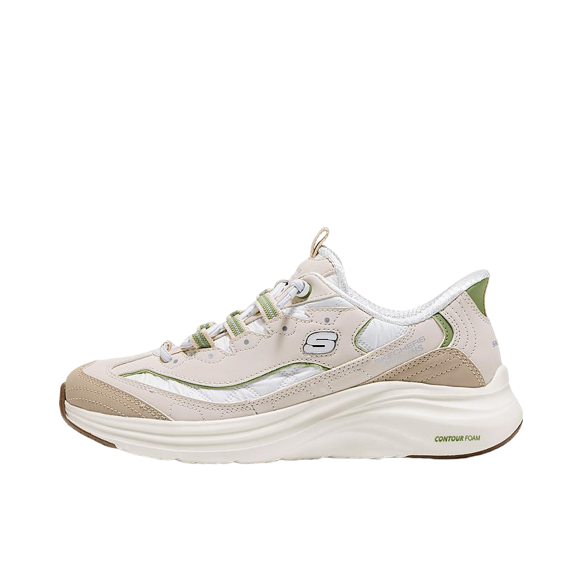 推荐商品：Skechers/斯凯奇 SPORT WOMENS 运动休闲鞋 舒适防滑耐磨透气 女款/自然色/绿色