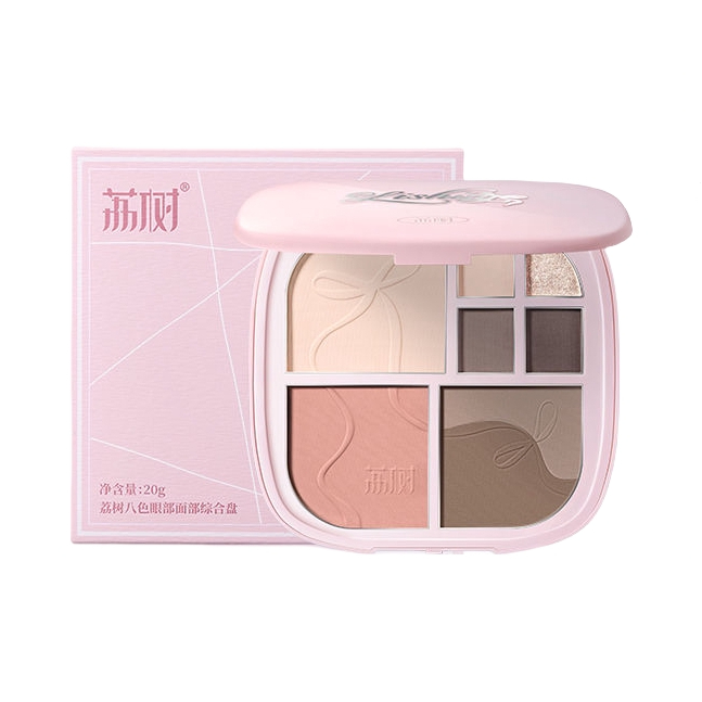 推荐商品：荔树 八色综合盘 修容高光提亮 20g