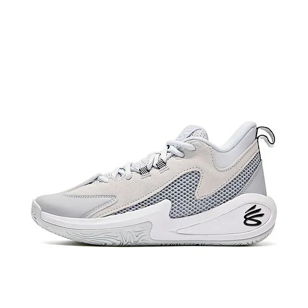 推荐商品：Under Armour/安德玛 库里系列 篮球鞋 舒适防滑耐磨透气 大童/灰色