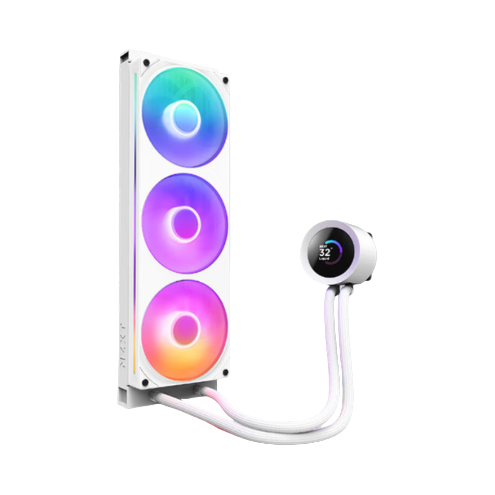 推荐商品：NZXT/恩杰 海妖 PLUS 360 CPU水冷散热器 涡轮泵 FP静压风扇