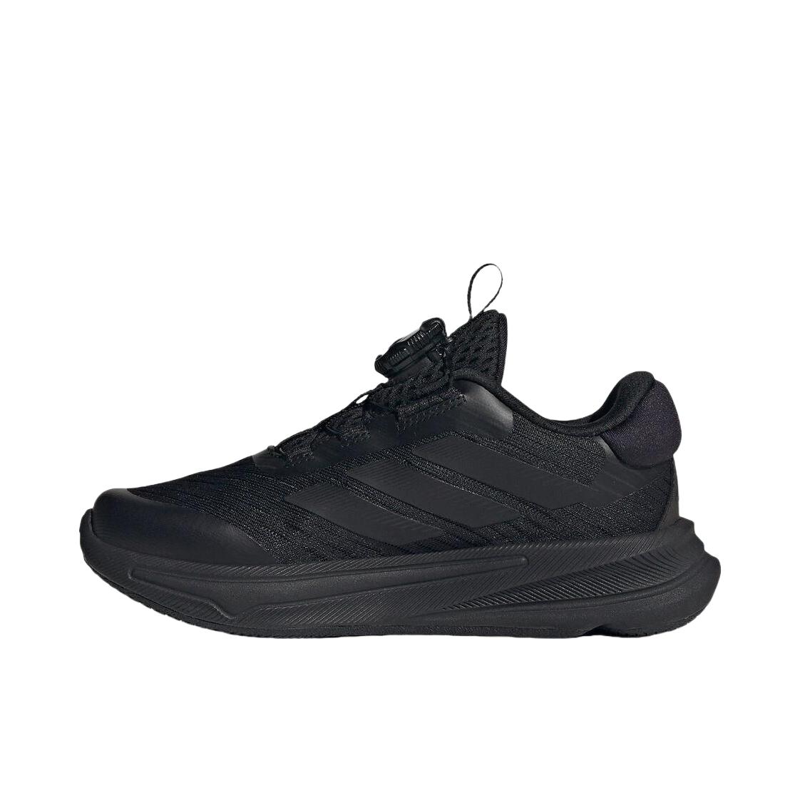 推荐商品：adidas Supernova Ease 跑鞋 缓震回弹防滑耐磨轻便透气时尚百搭慢跑支撑随心畅跑 大童/黑色