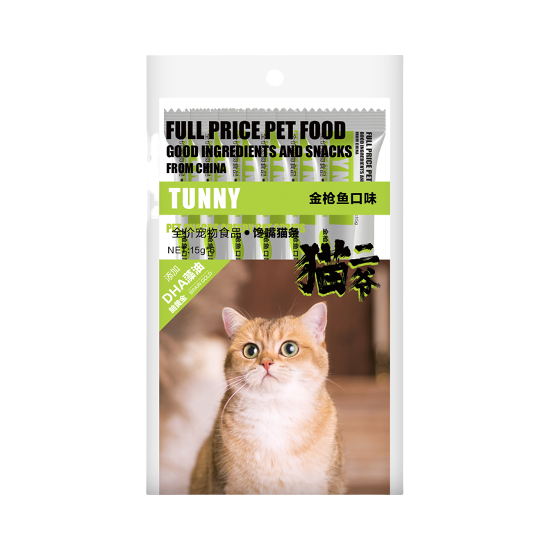 推荐商品：猫二爷 全价 猫条 营养