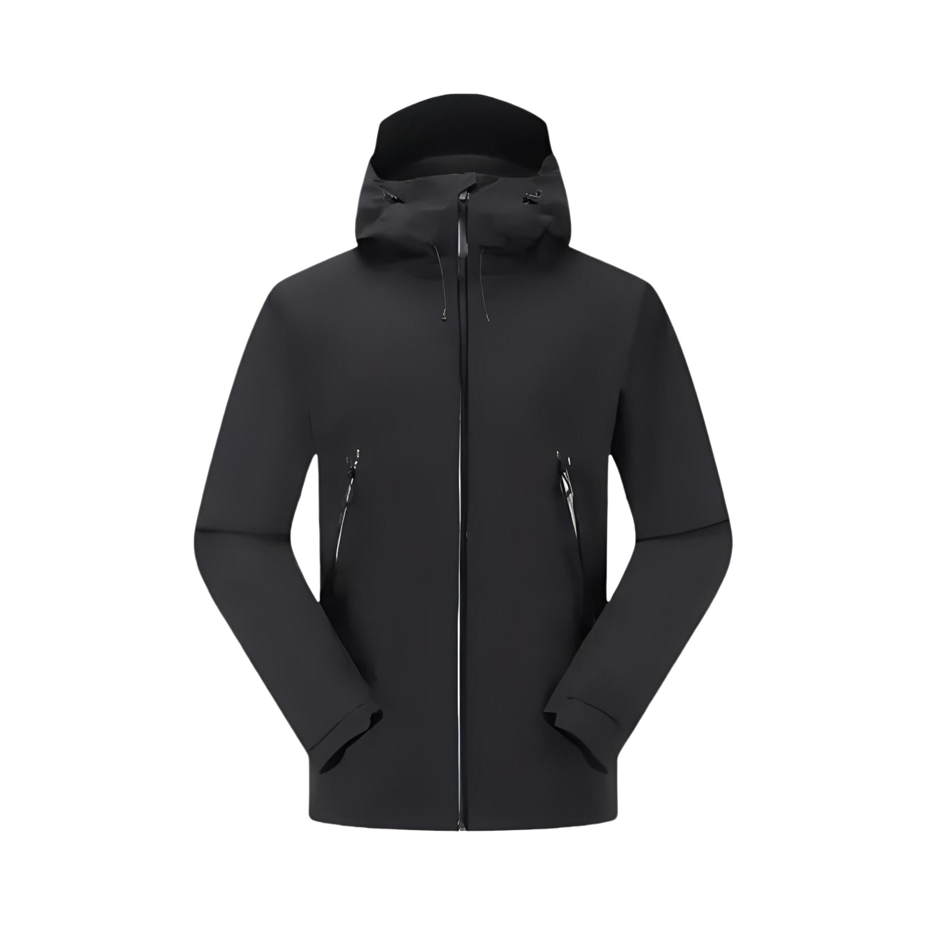 Decathlon/迪卡侬 MH500系列 防风防水透气长袖夹克 361182 烟熏黑