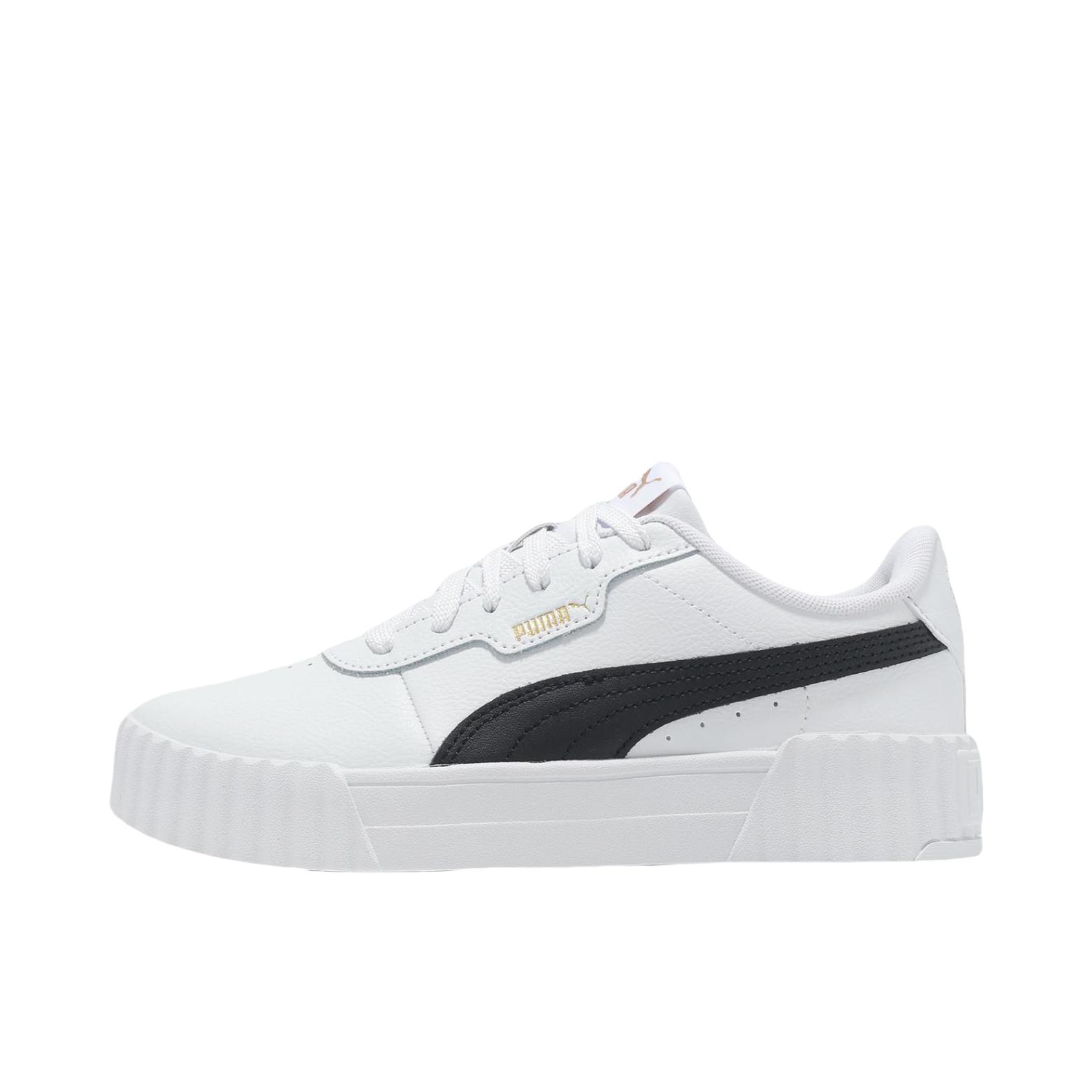 推荐商品：Puma/彪马 Carina 3.0 板鞋 防滑耐磨低帮圆头贴合 白色/黑色