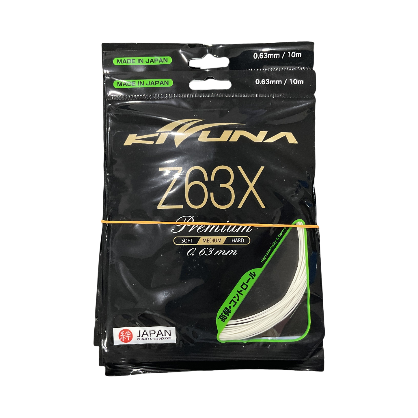 推荐商品：KIZUNA/科祖纳 Z63X 耐打 高反弹 羽毛球拍线