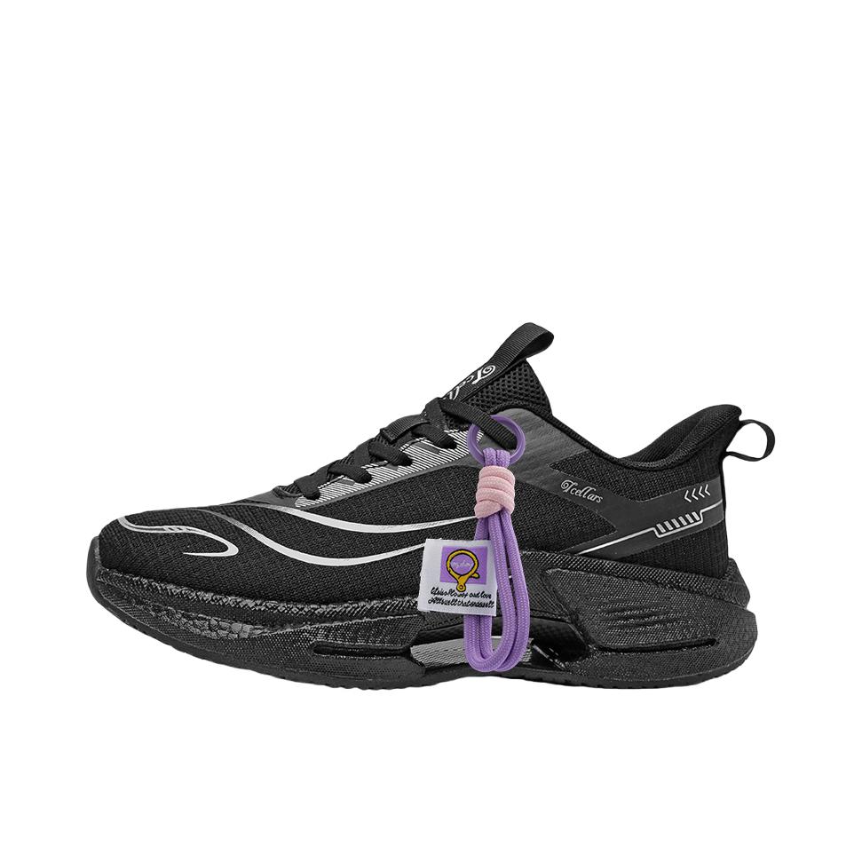 推荐商品：TCELLARS 超音速Pro 跑鞋 体考体测运动橡胶 透气款/活力黑