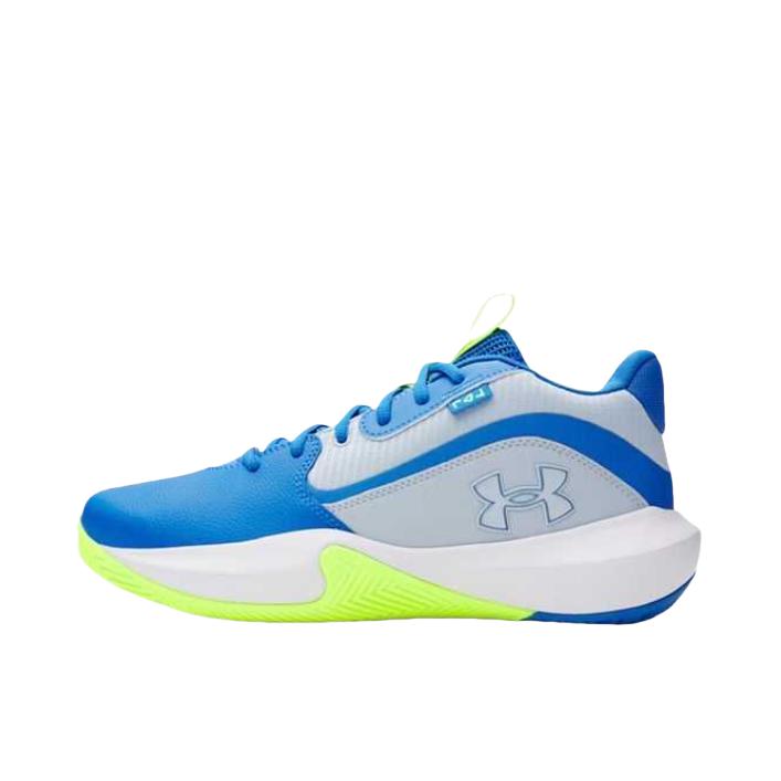 推荐商品：Under Armour/安德玛 Lockdown 7 网布透气 防滑耐磨 舒适百搭 篮球鞋 蓝色