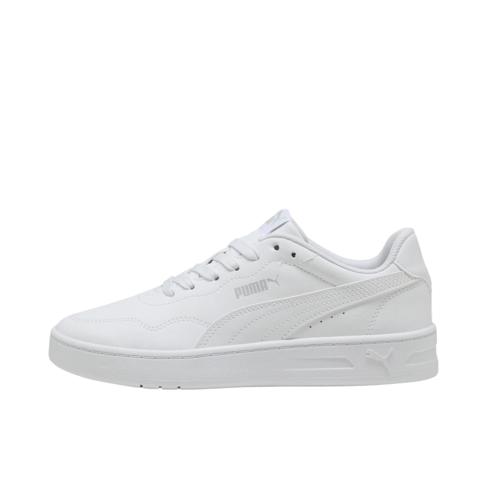 推荐商品：Puma/彪马 Court Lally Skye 板鞋 防滑耐磨低帮支撑圆头 全白色 