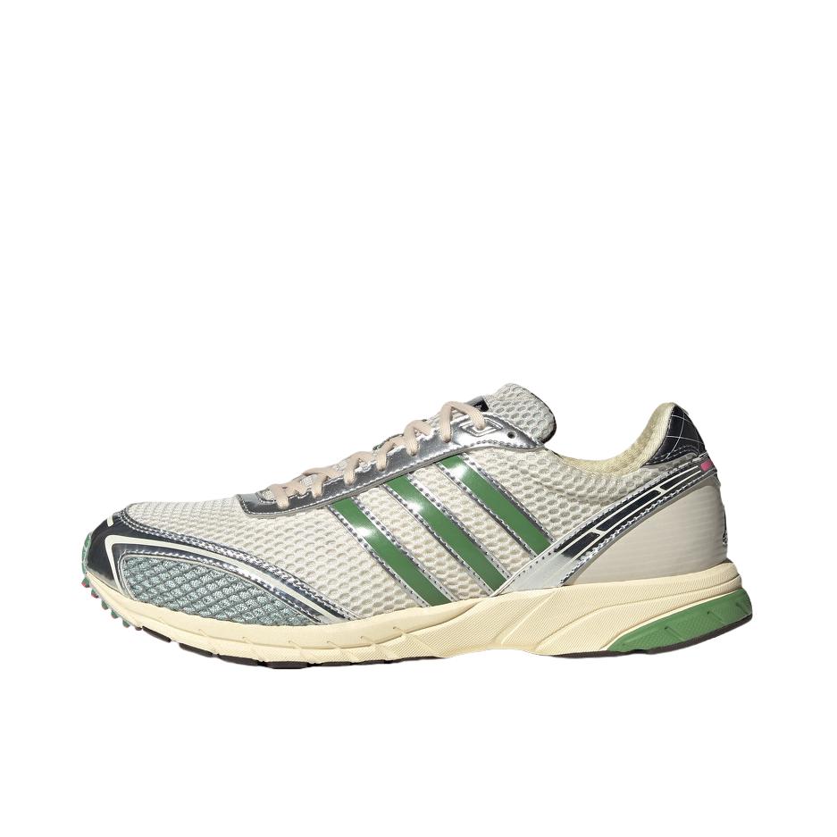 推荐商品：adidas Originals Adizero Adios OG 经典 跑鞋 乳白色/柔和绿/深棕色