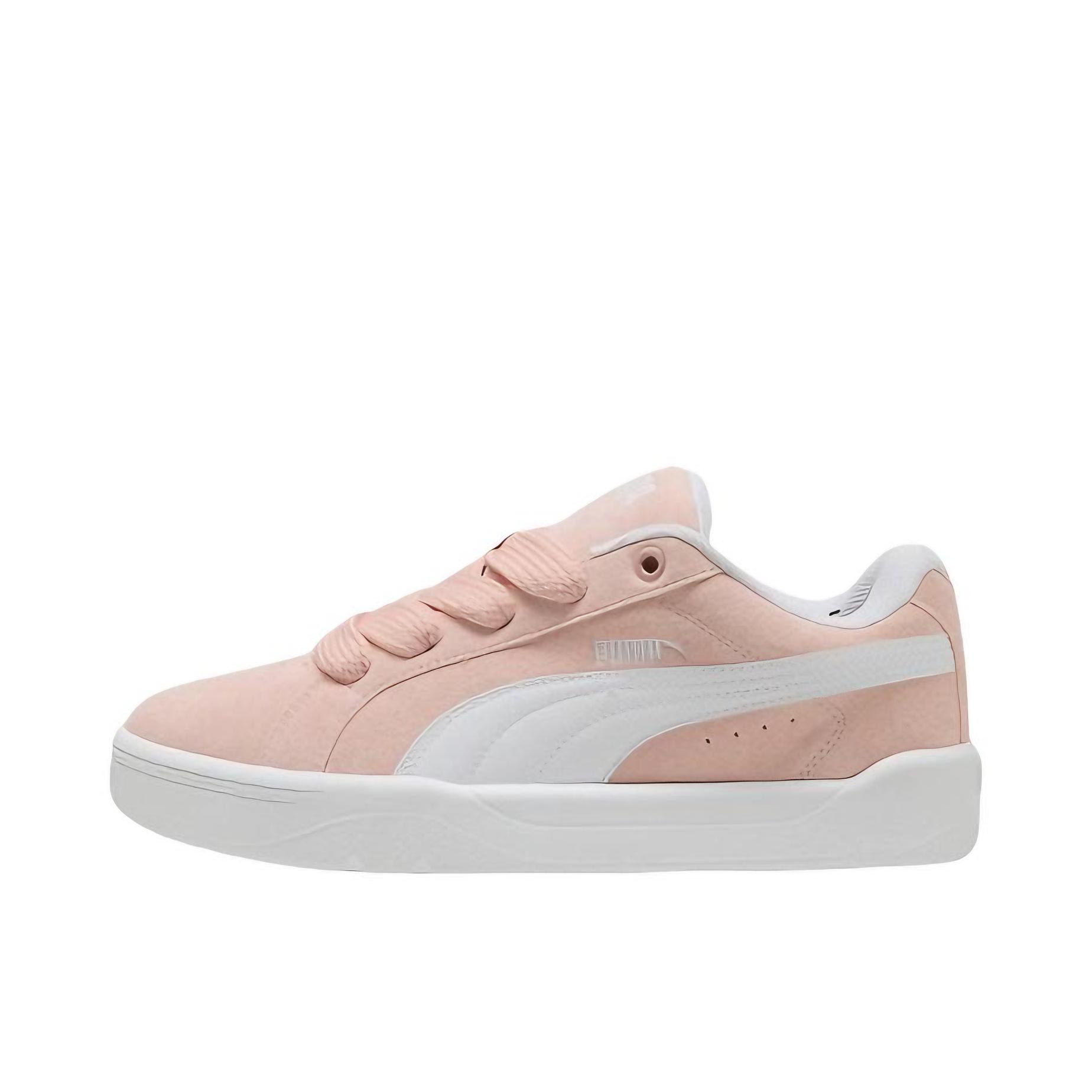 推荐商品：Puma/彪马 Park Lifestyle Yeezy 板鞋 低帮复古轻便防滑减震滑支撑 女款/玫瑰粉/白色