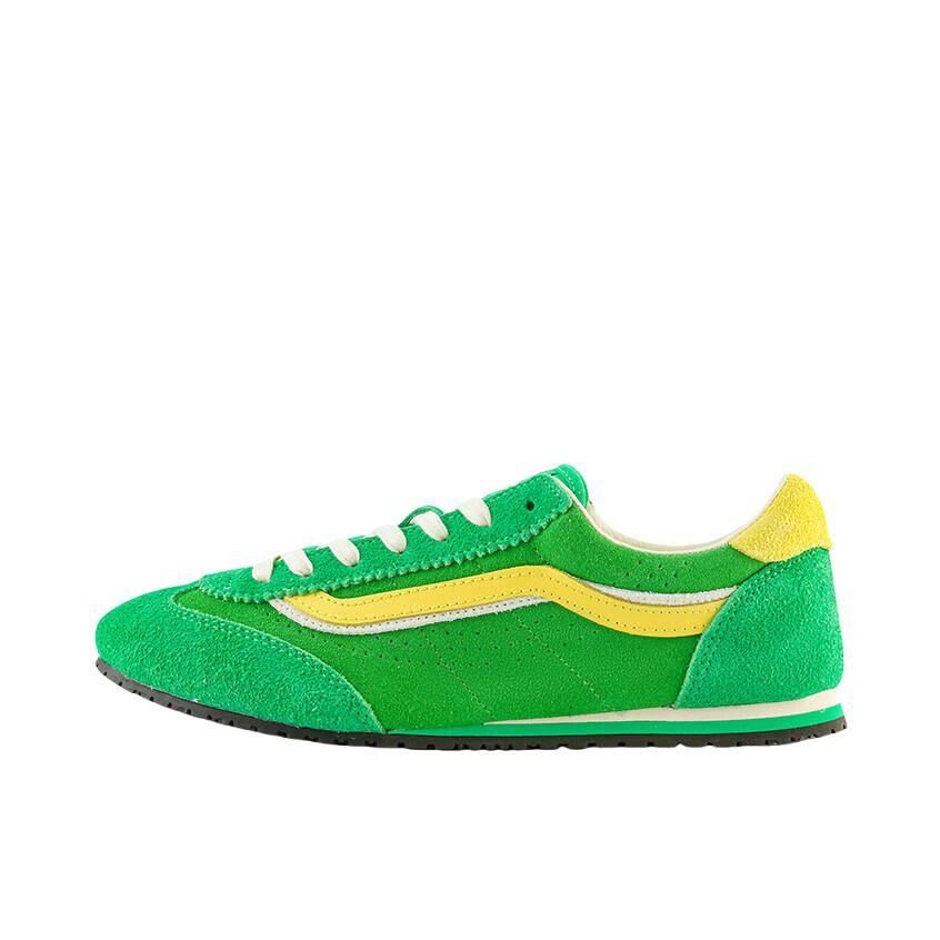 推荐商品：Vans/范斯 Super Lowpro T头鞋 德训鞋板鞋 薄底复古防滑耐磨舒适百搭支撑贴合 绿色/黄色
